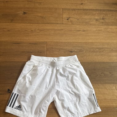 White summer sports adidas shorts