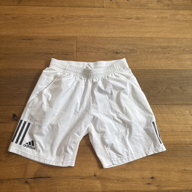 White summer sports adidas shorts