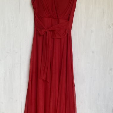 Abito lungo rosso