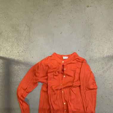 Orange cardigan