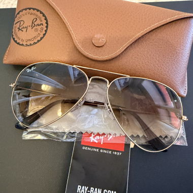 New Ray-Ban Aviator sunglasses