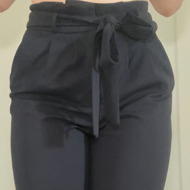 Black High-Waisted Pants
