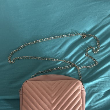 pink handbag