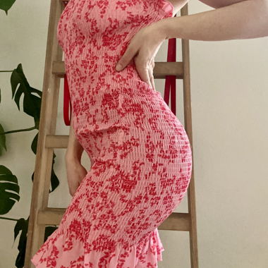 Y2K Schlauchkleid in Pink