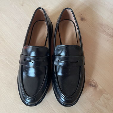 Black Patent Loafers