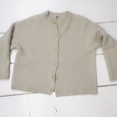 Cardigan in alpaca lavorato