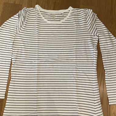 Gestreiftes Langarmshirt