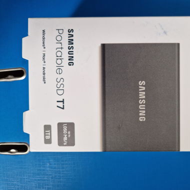 Ssd samsung t7 neu ungeöffnet