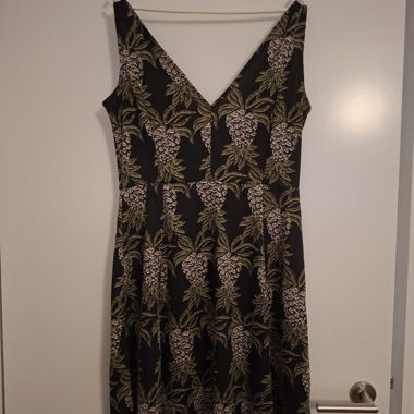 Sommerkleid mit Ananas A-Linie