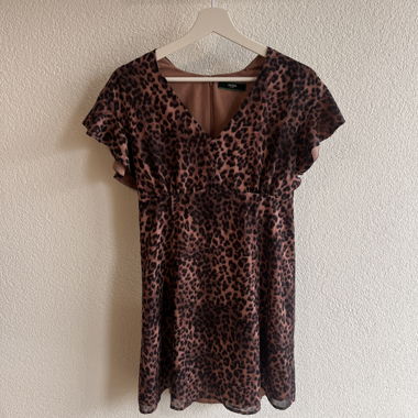 Abito Guess con stampa leopardata