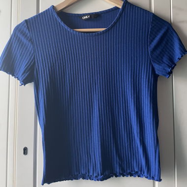 ONLY blaues Top S