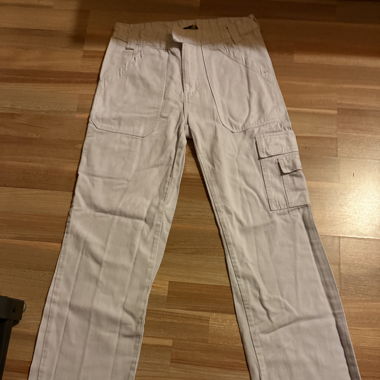 White Cargo Jeans
