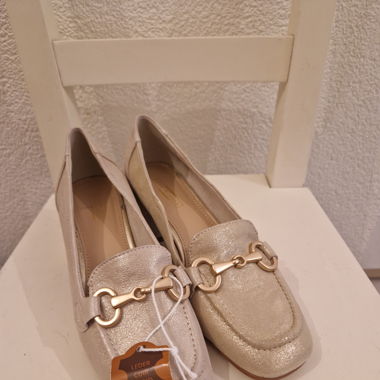mocassins à talon plat