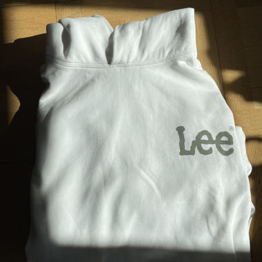 Lee white hoodie