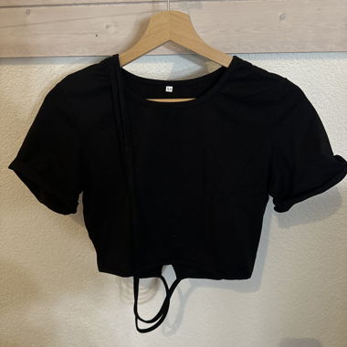 T-shirt court avec lien