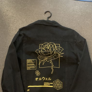 Jeansjacke Schwarz NEU (L)