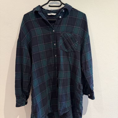 Chemise/Robe carreaux Stradivarius