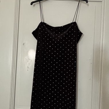 schwarz/silber kleid
