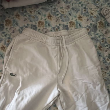 Training lacoste blanc taille S