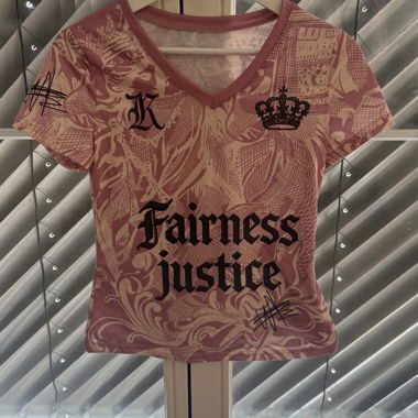 T-shirt graphique rose