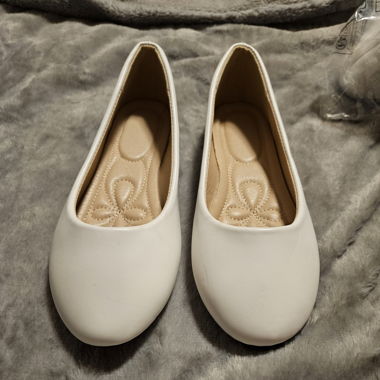 Weisse Ballerinas