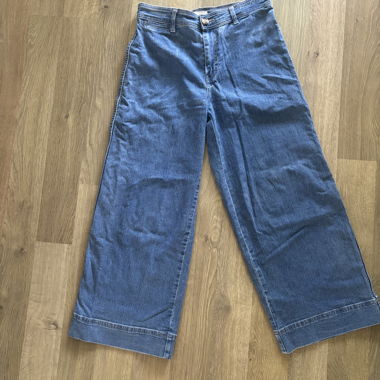 Wide-Leg Jeanshose