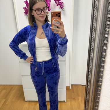 Juicy Couture Samt-Trainingsanzug blau