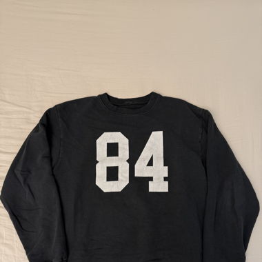 Black crewneck sweatshirt