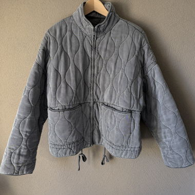 Veste matelassée Zara grise