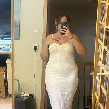 Robe blanche Zara, taille M