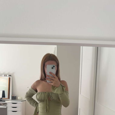 Robe shein verte 