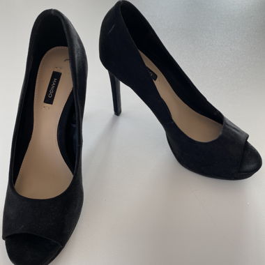 Open Toes Heels black