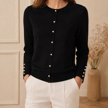 Schwarzer Cardigan ZARA KNIT