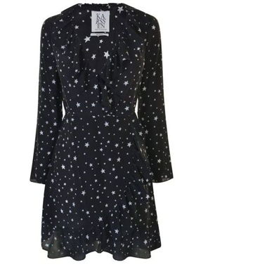 Wikelkleid aus 100% Seide