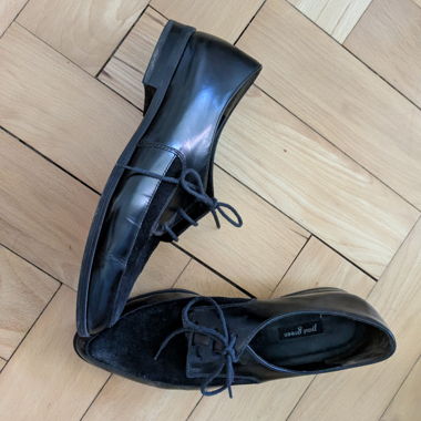 Scarpe con pizzo nere Paul Green