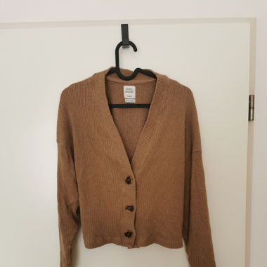 Strickjacke braun