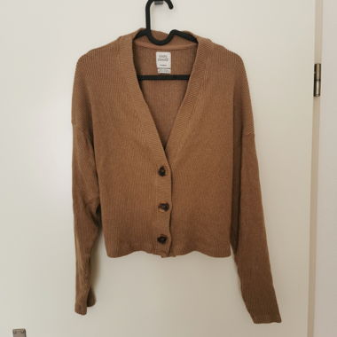 Strickjacke braun