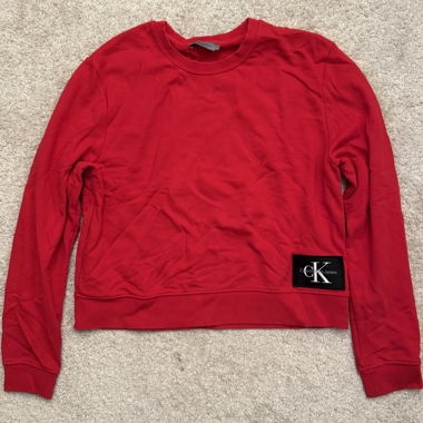 Pull rouge Calvin Klein
