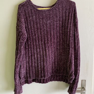 Soft purple sweater