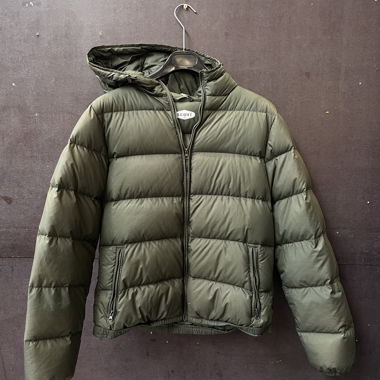 Piumino verde con cappuccio SCOUT