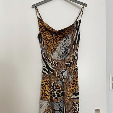 Freizeitkleid mit schönem Animalprint