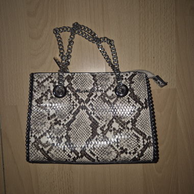 Piccola borsa con catena argentata