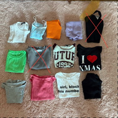 12 verschiedene Sommer Tops