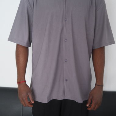 Short-sleeve grey shirt Size L