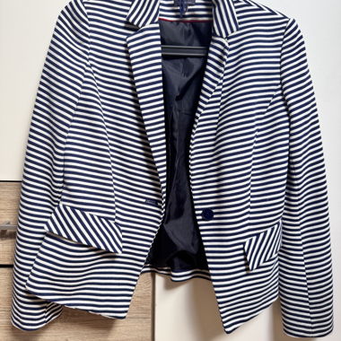 M&S striped blazer