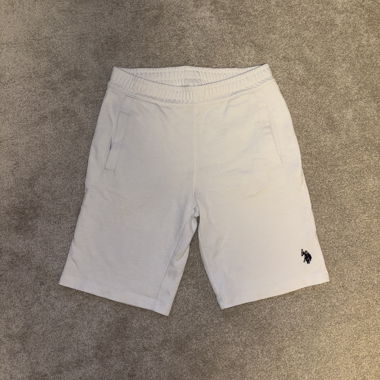 Short blanc en molleton