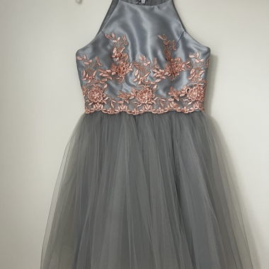 Grey Tulle Dress