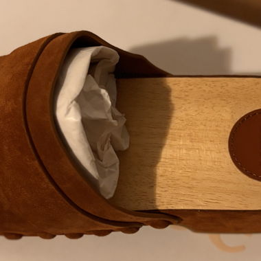 Chloé Wildleder-Clogs mit Box