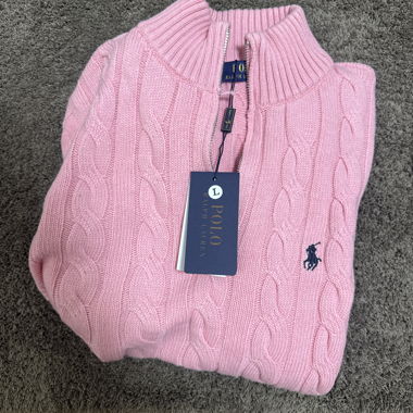 Ralph Lauren Pink Knit Top