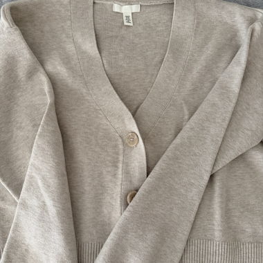 Cardigan beige H&M XS